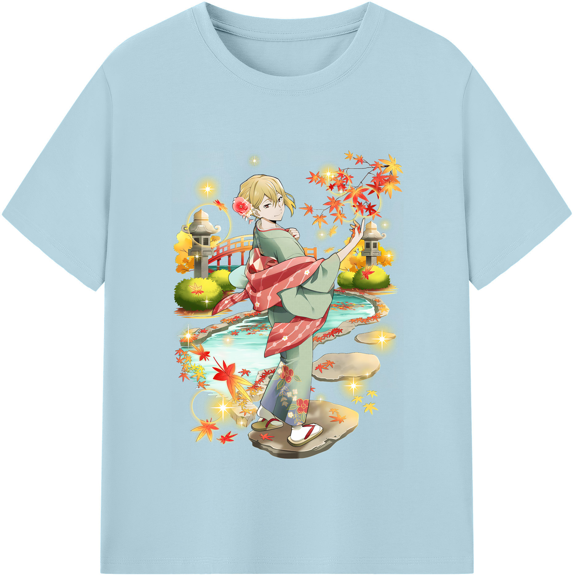 （画像用） 文豪ストレイドッグス Bungo Stray Dogs 綿100％半袖Tシャツ（フロントプリント）